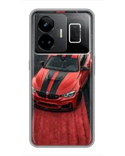 Чехол для Realme GT3 с картинкой «BMW на красной дорожке»