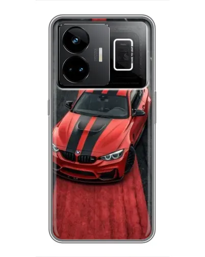 Чехол для Realme GT3 с картинкой «BMW на красной дорожке»