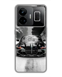 Чехол для Realme GT3 с картинкой «BMW — акварельный дрифт»