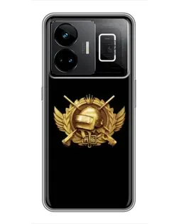Чехол для Realme GT3 с картинкой «PUBG — оранжевый градиент» Чехол для Realme GT3 с картинкой «PUBG — оранжевый градиент»