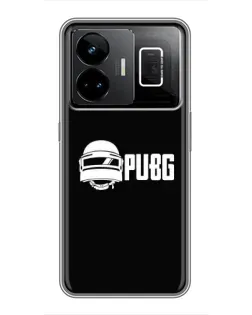Чехол для Realme GT3 с картинкой «PUBG — классический лого»