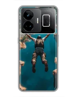 Чехол для Realme GT3 с картинкой «PUBG — свободное падение»