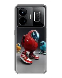 Чехол для Realme GT3 с картинкой «Among Us — 3D стиль» Чехол для Realme GT3 с картинкой «Among Us — 3D стиль»