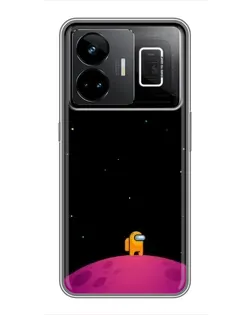 Чехол для Realme GT3 с картинкой «Одинокий герой на планете» Чехол для Realme GT3 с картинкой «Одинокий герой на планете»