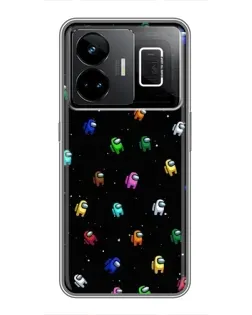 Чехол для Realme GT3 с картинкой «Экипаж Among Us» Чехол для Realme GT3 с картинкой «Экипаж Among Us»