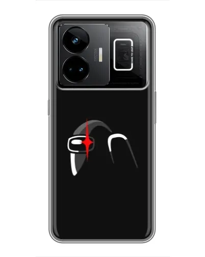 Чехол для Realme GT3 с картинкой «Among Us шлем»