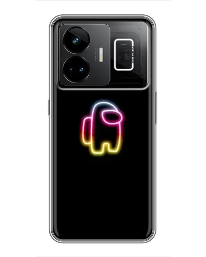 Чехол для Realme GT3 с картинкой «Among Us градиент»