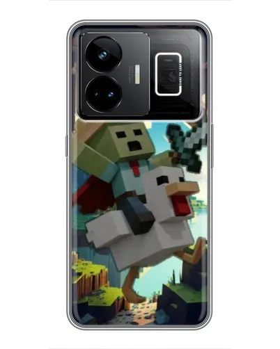 Чехол для Realme GT3 с картинкой «Стив и гусь»