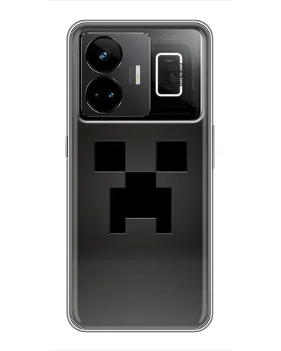 Чехол для Realme GT3 с картинкой «Черный крипер градиент»