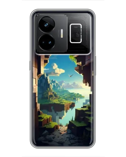Чехол для Realme GT3 с картинкой «Вид из пещеры»