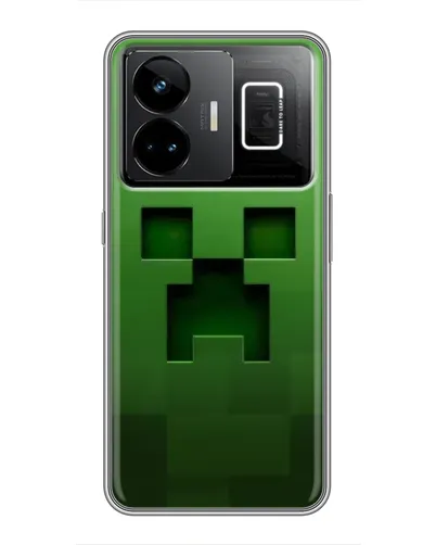 Чехол для Realme GT3 с картинкой «Крипер микро-дизайн»
