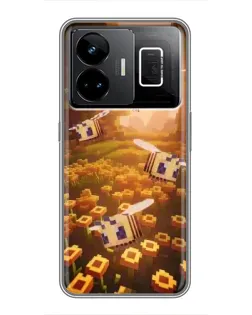Чехол для Realme GT3 с картинкой «Поле подсолнухов»