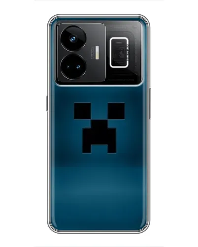 Чехол для Realme GT3 с картинкой «Крипер текстура»