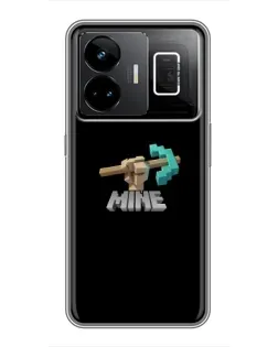 Чехол для Realme GT3 с картинкой «Алмазная кирка»