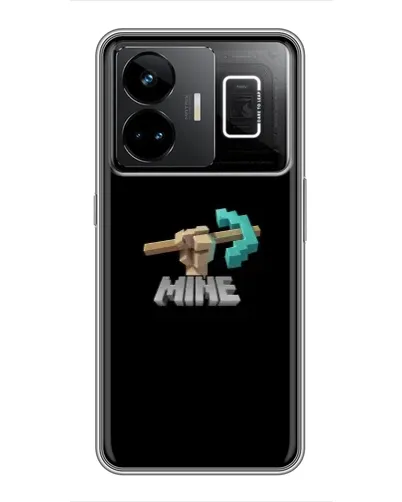 Чехол для Realme GT3 с картинкой «Алмазная кирка»