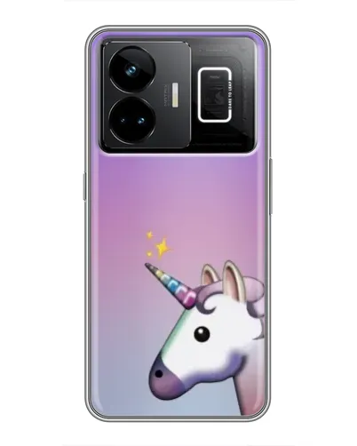 Чехол для Realme GT3 с картинкой «Единорог градиент»