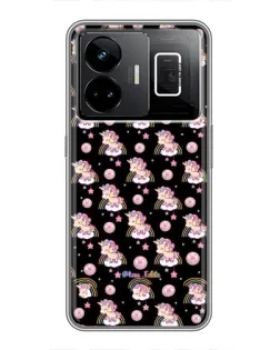 Чехол для Realme GT3 с картинкой «Magic Unicorn паттерн»
