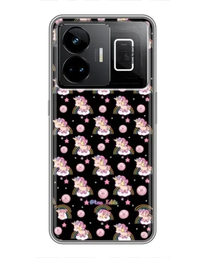 Чехол для Realme GT3 с картинкой «Magic Unicorn паттерн»
