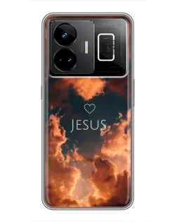 Чехол для Realme GT3 с картинкой «Сияние Имени Jesus»