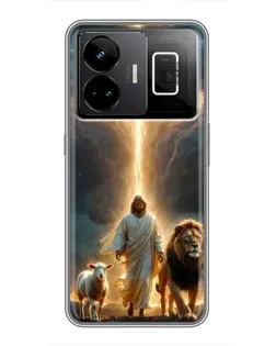 Чехол для Realme GT3 с картинкой «Лев Иуды и Свет»