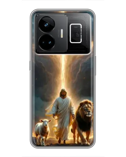 Чехол для Realme GT3 с картинкой «Лев Иуды и Свет»