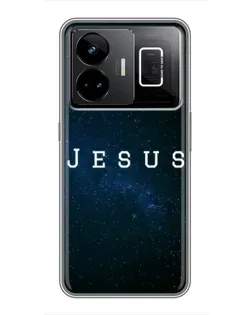 Чехол для Realme GT3 с картинкой «Звездное небо Jesus»