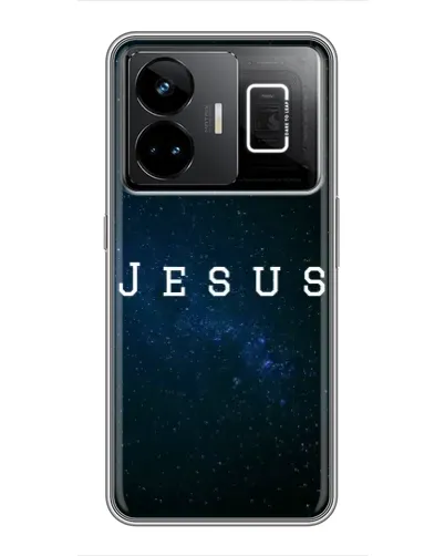 Чехол для Realme GT3 с картинкой «Звездное небо Jesus»