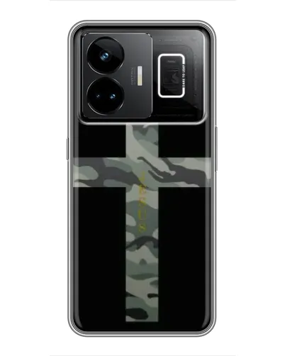 Чехол для Realme GT3 с картинкой «Милитари Крест»