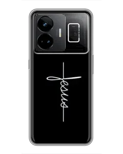 Чехол для Realme GT3 с картинкой «Тонкая линия веры»