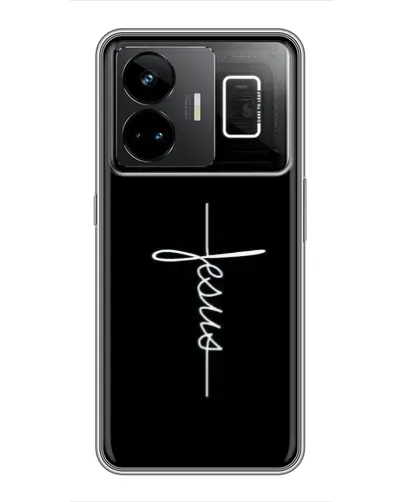 Чехол для Realme GT3 с картинкой «Тонкая линия веры»