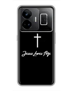 Чехол для Realme GT3 с картинкой «Иисус любит тебя»