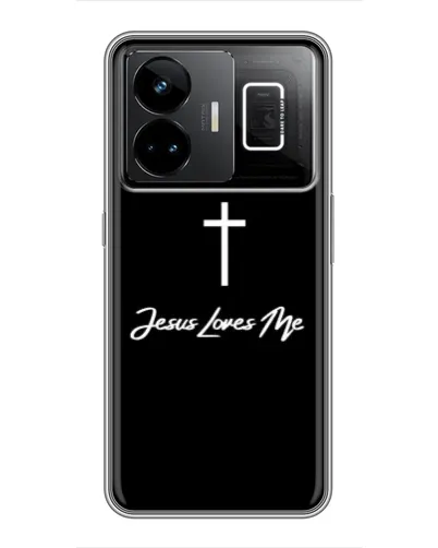 Чехол для Realme GT3 с картинкой «Иисус любит тебя»