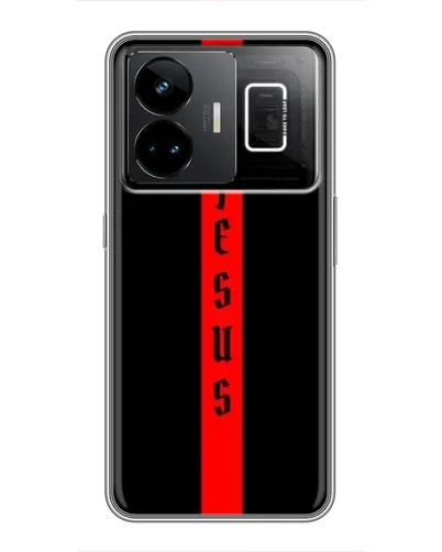 Чехол для Realme GT3 с картинкой «Красная линия веры»