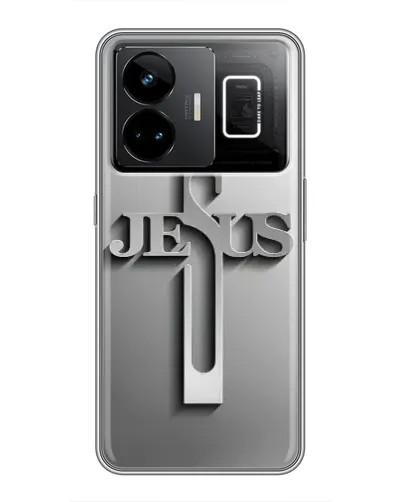 Чехол для Realme GT3 с картинкой «Металлический крест Jesus» Чехол для Realme GT3 с картинкой «Металлический крест Jesus»