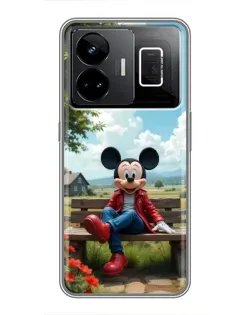 Чохол для Realme GT3 з картинкою «Міккі на лавці»