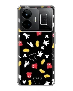 Чохол для Realme GT3 з картинкою «Графічний принт лапок»