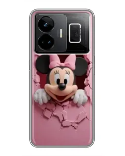 Чохол для Realme GT3 з картинкою «Мінні крізь стіну»