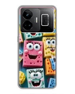 Чехол для Realme GT3 с картинкой «Цветные губки» Чехол для Realme GT3 с картинкой «Цветные губки»
