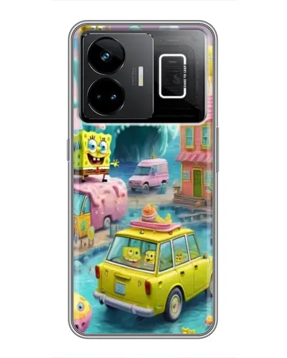 Чехол для Realme GT3 с картинкой «Монстр-трак приключения»