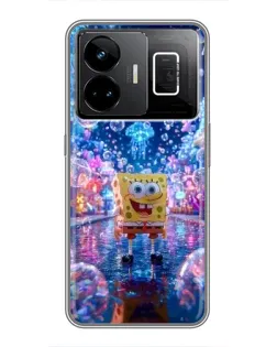 Чехол для Realme GT3 с картинкой «Неоновый океан»