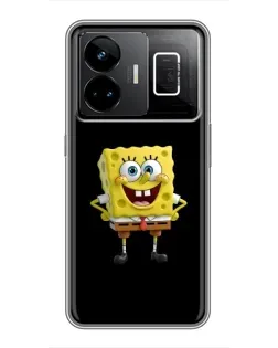 Чехол для Realme GT3 с картинкой «Классический Губка Боб»