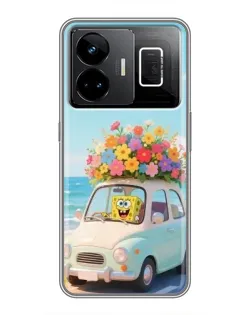 Чехол для Realme GT3 с картинкой «Автомобильное путешествие»