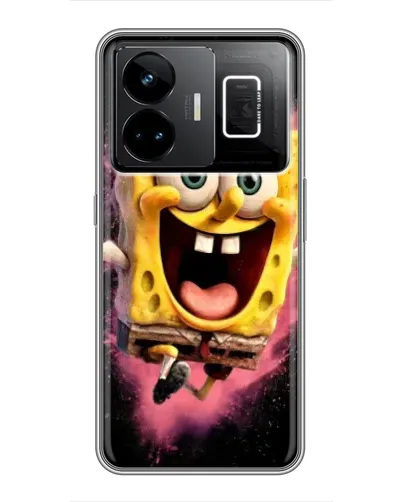 Чехол для Realme GT3 с картинкой «Взрывной Спанч Боб»