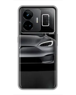 Чехол для Realme GT3 с картинкой «Tesla Model S Look» Чехол для Realme GT3 с картинкой «Tesla Model S Look»