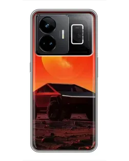 Чехол для Realme GT3 с картинкой «Cybertruck на Марсе» Чехол для Realme GT3 с картинкой «Cybertruck на Марсе»