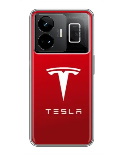 Чехол для Realme GT3 с картинкой «Tesla Red Classic»