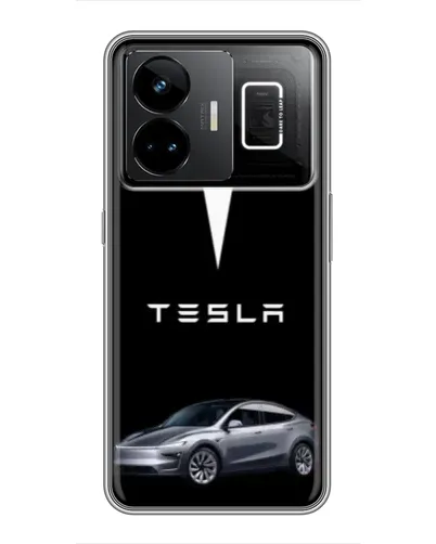 Чехол для Realme GT3 с картинкой «Tesla Model Y»