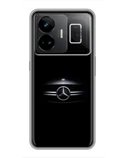Чехол для Realme GT3 с картинкой «Mercedes — абстрактные линии» Чехол для Realme GT3 с картинкой «Mercedes — абстрактные линии»