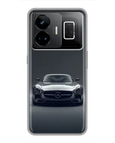Чехол для Realme GT3 с картинкой «Mercedes на черном» Чехол для Realme GT3 с картинкой «Mercedes на черном»