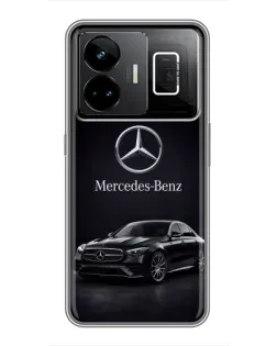 Чехол для Realme GT3 с картинкой «Mercedes — решетка радиатора»